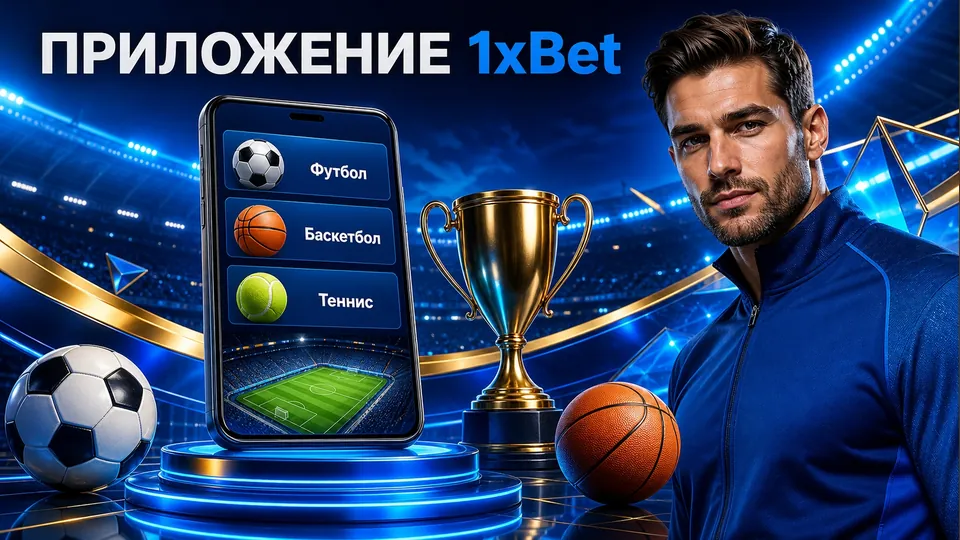 Приложение 1xBet: ставки на спорт и казино всегда под рукой: тематическая иллюстрация