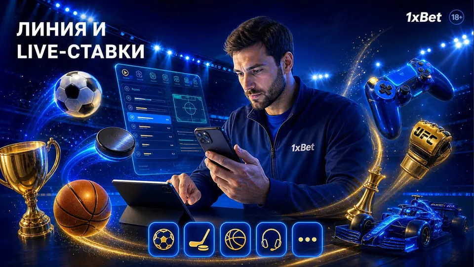Линия и live-ставки: какие виды спорта доступны: тематическая иллюстрация