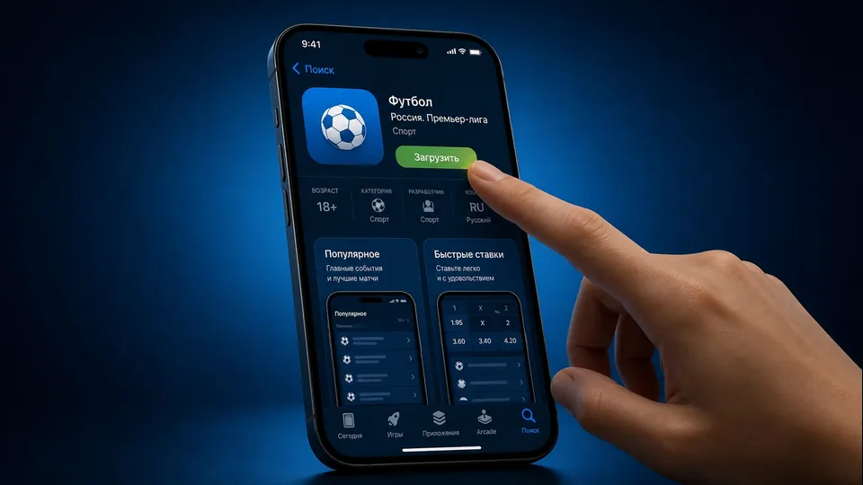 Установка приложения 1xBet на iPhone